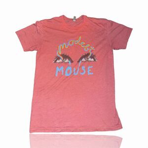 Modest Mouse Rainbow Vision Graphic Band Tee Unisex S Multicolor  (Heavy Wear)